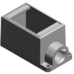 T&B FD3-TB 1-IN 1G-DEEP BOX IRON D-END