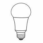 TCP LED7A19D30K LED 7W A19 DIM 3000K