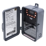 TORK E103B 24 HOUR DIGIT AL 1 CHANNEL 30A 120-277V DPST INDOOR/OUTDOOR PL