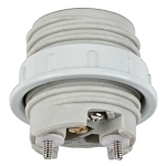 ANGELO 70010 PORCELAIN T HREADED SOCKET W/SHADE RING