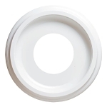 ANGELO 77037 10-IN WH PL ASTIC SMOOTH MEDALLION