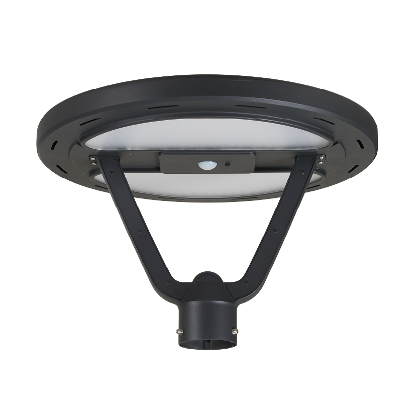 LED SL-CPT-25L-40K-BK-G1  CIRCULAR SOLAR POST TOP